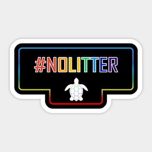 Hashtag Nolitter Sticker